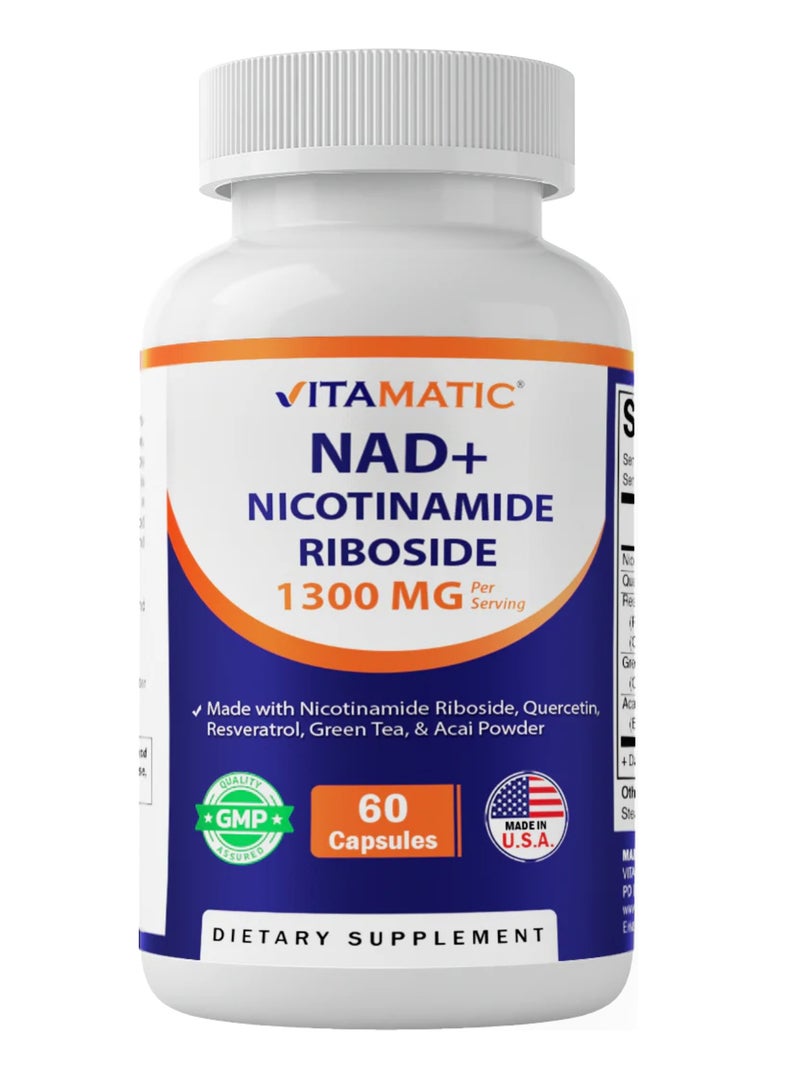 فيتاماتيك NAD+، 60 كبسولة