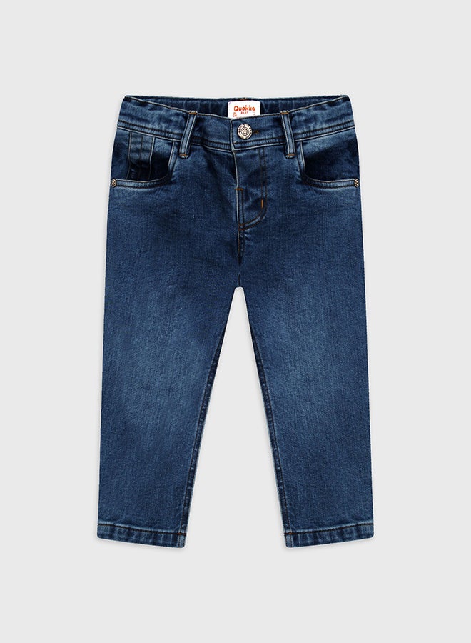 Quokka Kids Boys Denim Blue Pants 