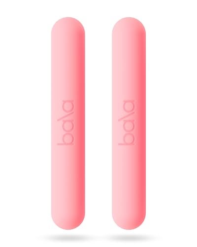 Bala Bars Dumbbell Set for Women Men 1lb Blush Set of 2 Bars Designed for Walking Strength Training HIIT Boxing Aerobics Dumbbell Weights for Working Out at Home - Image 1