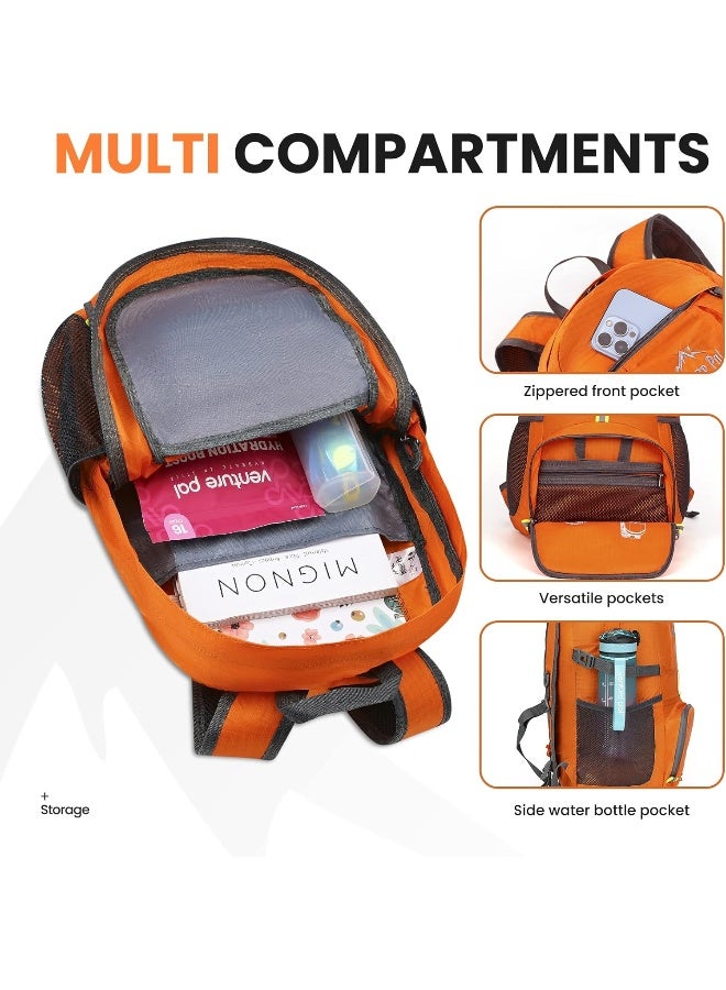 Venture Pal Ultralight Lightweight Packable Foldable Travel Camping Hiking Outdoor Sports Backpack Daypack - Image 4