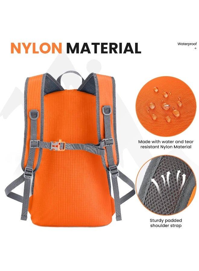 Venture Pal Ultralight Lightweight Packable Foldable Travel Camping Hiking Outdoor Sports Backpack Daypack - Image 2