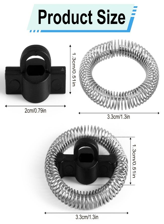 Penitue 3pcs Milk Frother Replacement Parts for Secura, Electric Milk Frother Warmer & Spring Ring Replacement Set Compatible with Secura MMF-809-WH MMF-809-BL Detachable & Easy to Clean - Image 2