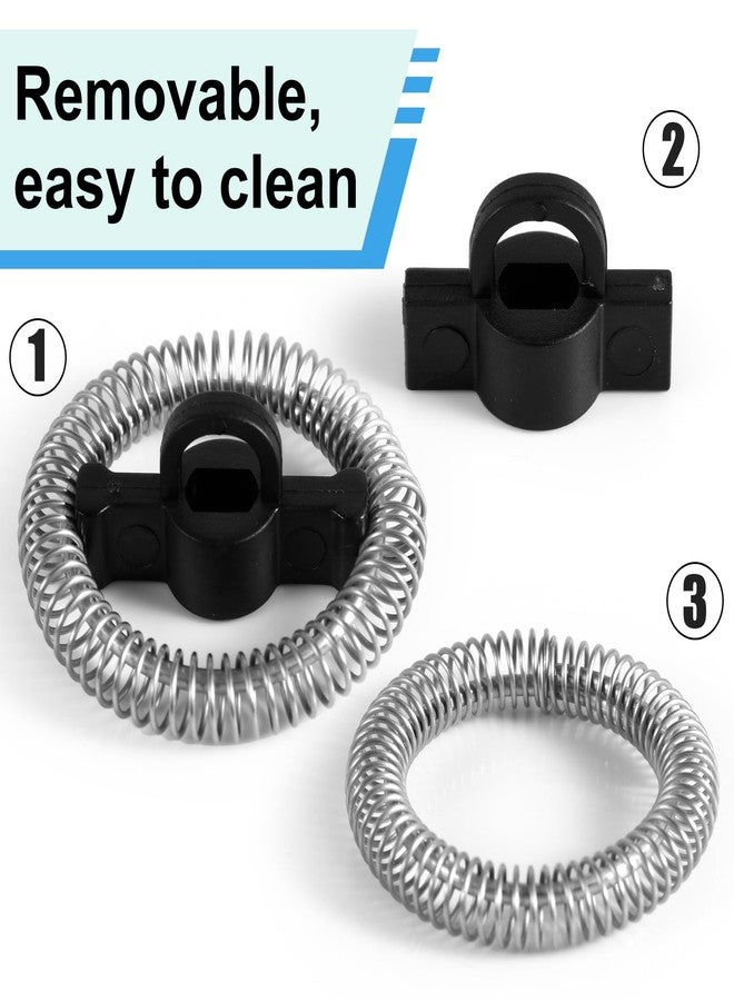 Penitue 3pcs Milk Frother Replacement Parts for Secura, Electric Milk Frother Warmer & Spring Ring Replacement Set Compatible with Secura MMF-809-WH MMF-809-BL Detachable & Easy to Clean - Image 3