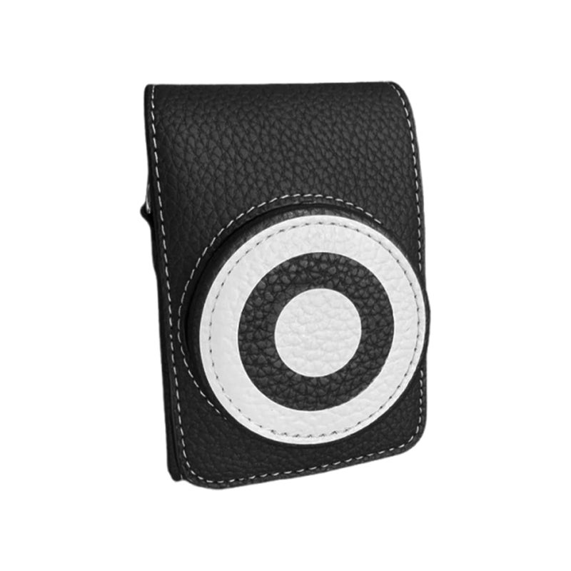 Compact Magnetic Closure Crossbody Camera Bag Adjustable Strap For Travel Black - Image 3