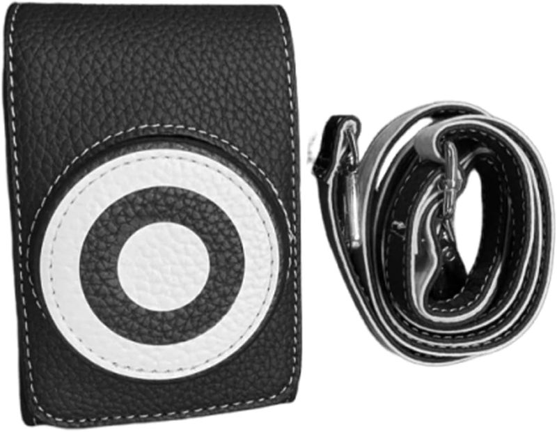 Compact Magnetic Closure Crossbody Camera Bag Adjustable Strap For Travel Black - Image 1