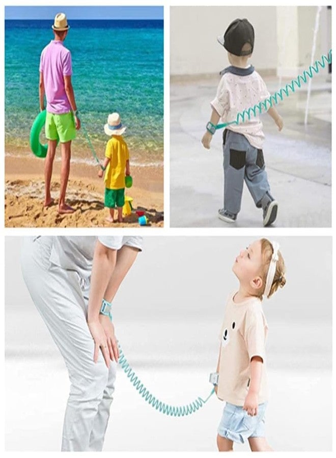 VISHARNI Anti Lost Wrist Band for Kids - Toddler Safety Harness with Lock & Key, Reflective Coil Rope, Comfortable Soft Wrist Link for Supermarket, Travel, Park (Multicolor-1pcs) - Image 5
