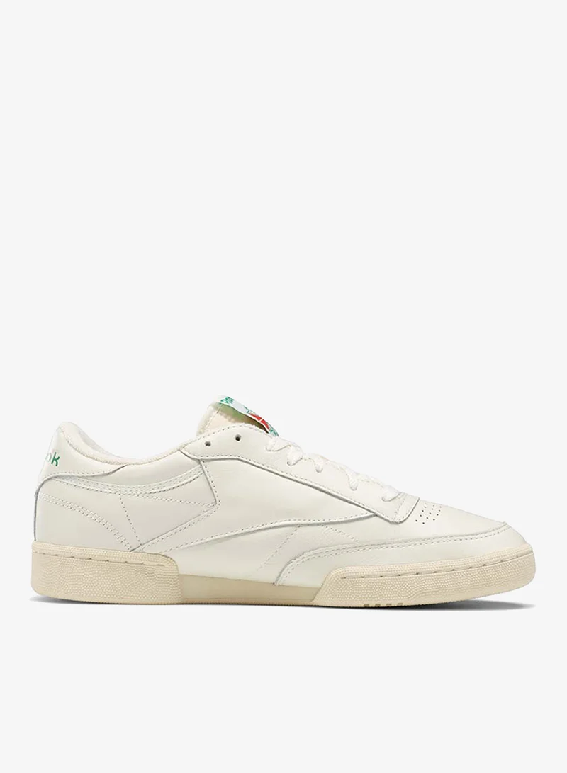 Reebok Top-Chalk/Paper White/Glen Green Reebok Club C 85 Vintage Unisex Shoes - Chalk/White/Green  | Best Price UAE