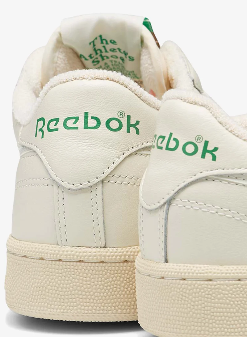 Reebok Top-Chalk/Paper White/Glen Green Reebok Club C 85 Vintage Unisex Shoes - Chalk/White/Green  | Best Price UAE