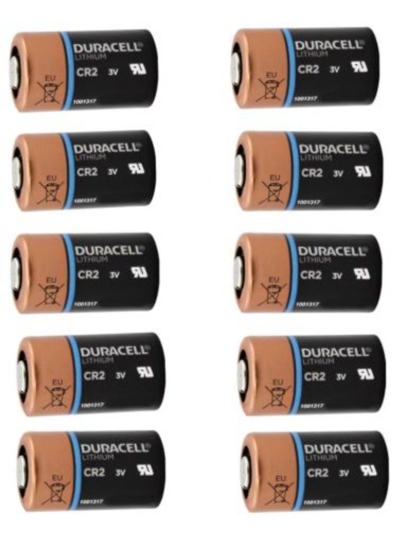Duracell 10-Pieces Duracell CR2 Lithium 3V Batteries
