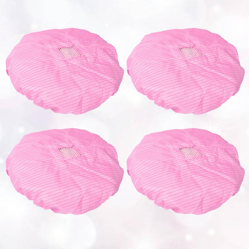 8 Pcs Anti-static Workshop Hat Breathable Mesh Window Polyester Hat Factory Working Hat for Men Women ( ) - Image 1