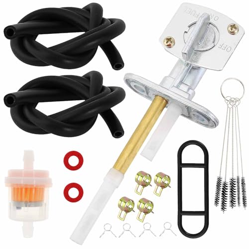YOFMOO Fuel Gas Petcock Valve Pump Switch Compatible for CRF50 Suzuki DRZ400 FZR600 LT80 LTZ250 LTZ400 Yamaha YFS200 YFM250 YFM350 YFM400 YFM600 YFM660 YFZ350 YFZ450 Raptor 660 Wolverine Banshee 350 - Image 1