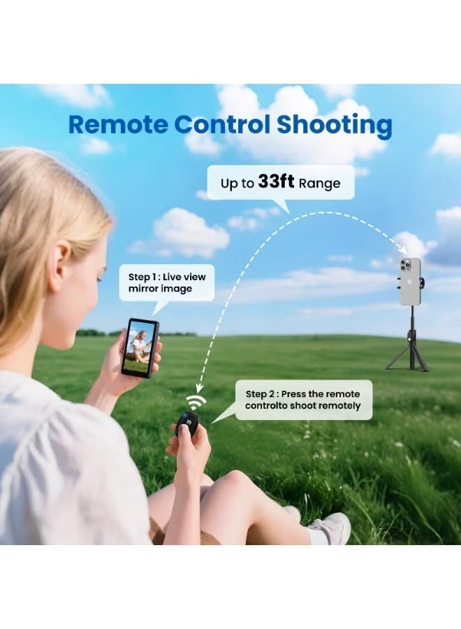 شاشة مراقبة الصور الذاتية للفيديو على iPhone، تسجيل بدقة 4K بسرعة 60 فدس، انعكاس شاشة لاسلكي مع جهاز تحكم عن بُعد، تثبيت مغناطيسي، دوران 180 درجة، ثلاث مستويات للسطوع، متوافق مع iPhone وAndroid - Image 5