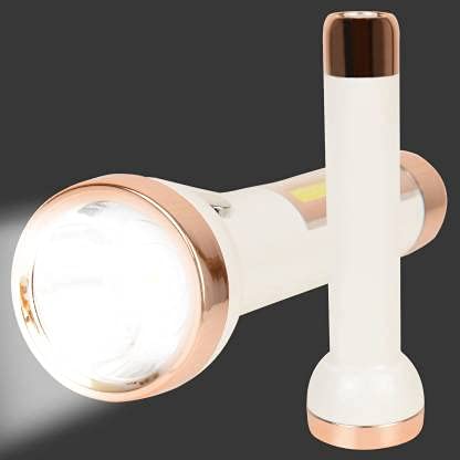 Care4 Care 4 1703 2+2W Strong LED COB Light Action with 8hrs Continuous Working Power (1800mAh) Aluminium Reflector with Micro Halogeno Technology - Image 2