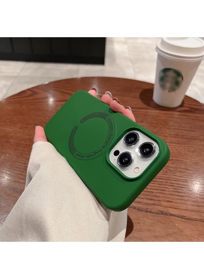 S-TOP Case For iPhone 15 Pro Magsafe Magnetic Silicone Phone Case - Image 3