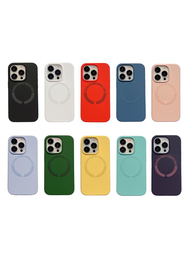 S-TOP Case For iPhone 15 Pro Magsafe Magnetic Silicone Phone Case - Image 2