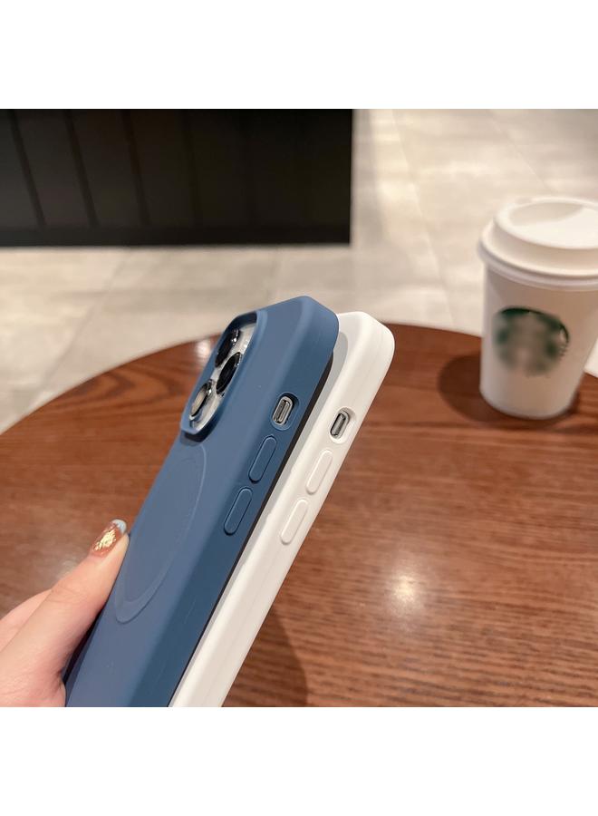 S-TOP Case For iPhone 15 Pro Magsafe Magnetic Silicone Phone Case - Image 4