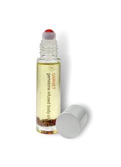 Honeybee Gardens Crystal Infused Body Oil Rollerball Garnet 0.34 Fl Oz.  - Image 1