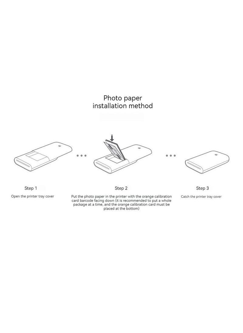 Xiaomi - Xiaomi photo paper, 50 sheets, includes photo paper and color calibration card, 3 inches - Image 1