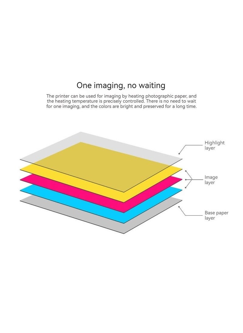 Xiaomi - Xiaomi photo paper, 50 sheets, includes photo paper and color calibration card, 3 inches - Image 1