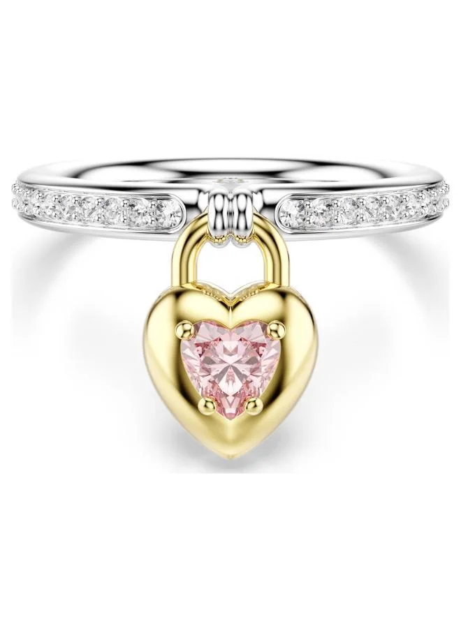 Swarovski Idyllia Heart Mixed Plating Ring (Size 50)