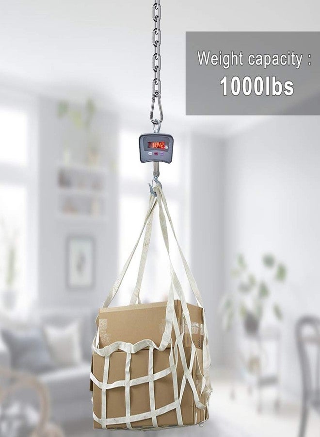 WAREMAID Hanging Kits Hammock Swing Chair Hardware, Heavy Duty Swing Hanger with Chain, Indoor Outdoor Playground Hanging Hammock Boxing Punching Bags Hook, 2 Screws, 1000 LB Capacity, 33.3" Chain - Image 4