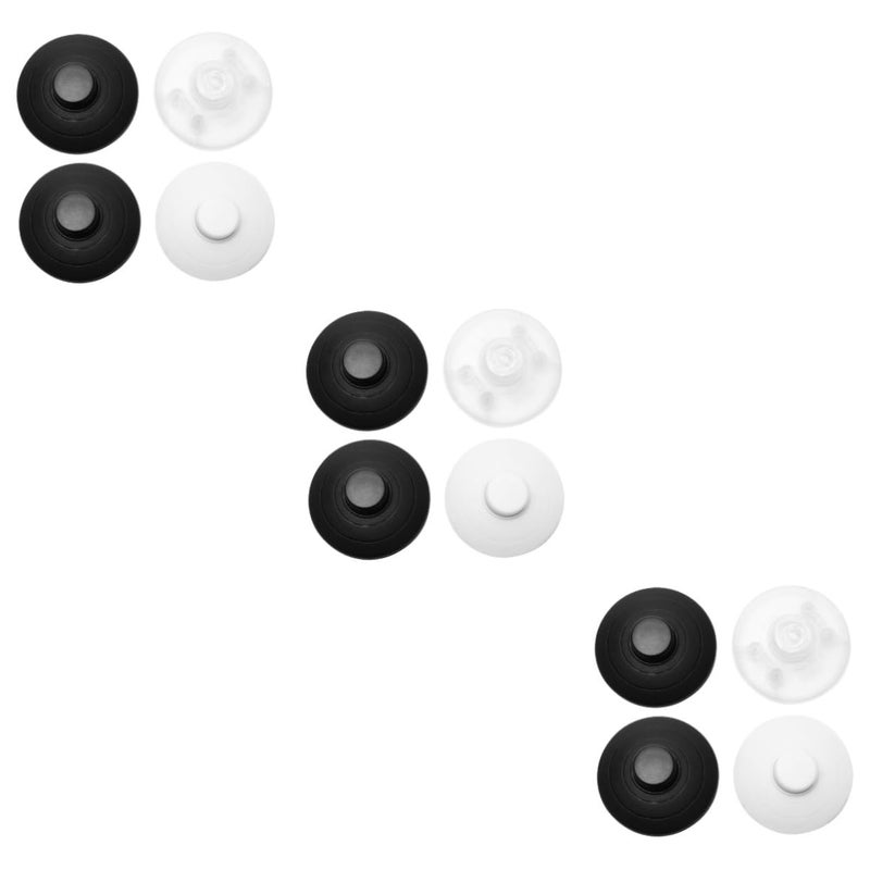 12 قطعة من دواسة القدم الدائرية للتبديل لمصابيح LED وأضواء الأرضية والطاولة بتصميم ذاتي القفل - Image 2