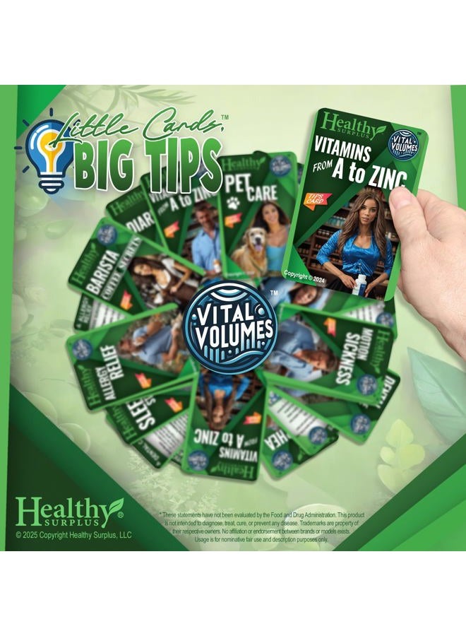 Healthy Surplus Vital Volumes Tips Card and Equate Creatine Monohydrate - 15.87 Oz (450g) - 5g Per Serving - 90 Servings - Image 3
