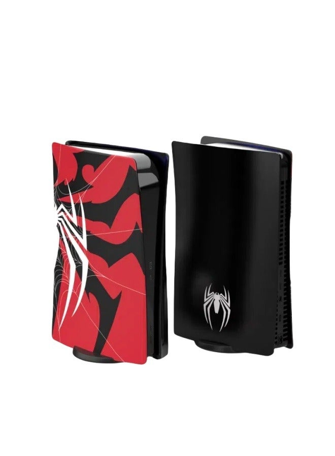 غلاف غطاء محرك الأقراص الضوئي لجهاز PS5 غلاف تبريد مقاوم للخدوش وبصمات الأصابع غلاف حماية بديل لجهاز الألعاب غلاف بديل لشخصية العنكبوت - Image 1