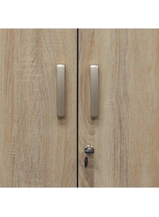SULSHA 4 Door Wooden Wardrobe Cabinet Cupboard Engineered Wood Perfect Modern Stylish Heavy Duty  - Image 4