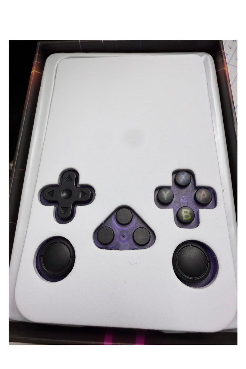 TIGER J36 Ultra Game Console 3.5 Inch Portable Retro Game Console Built-in 20000+ Games With 64GB Memory Card Video Games Console 20+ Supported Simulator Platform 3000mAh Battery IPS Screen Toys And Games For Kids And Adults Transparent Purple - Image 4