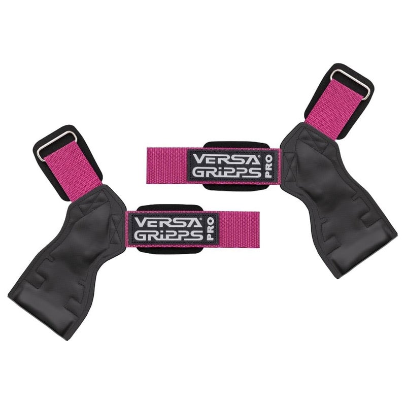 Versa Gripps Pro, Made in USA, Wrist Straps for Weightlifting Alternative, Best Training Accessory, SM, Pink - Image 1