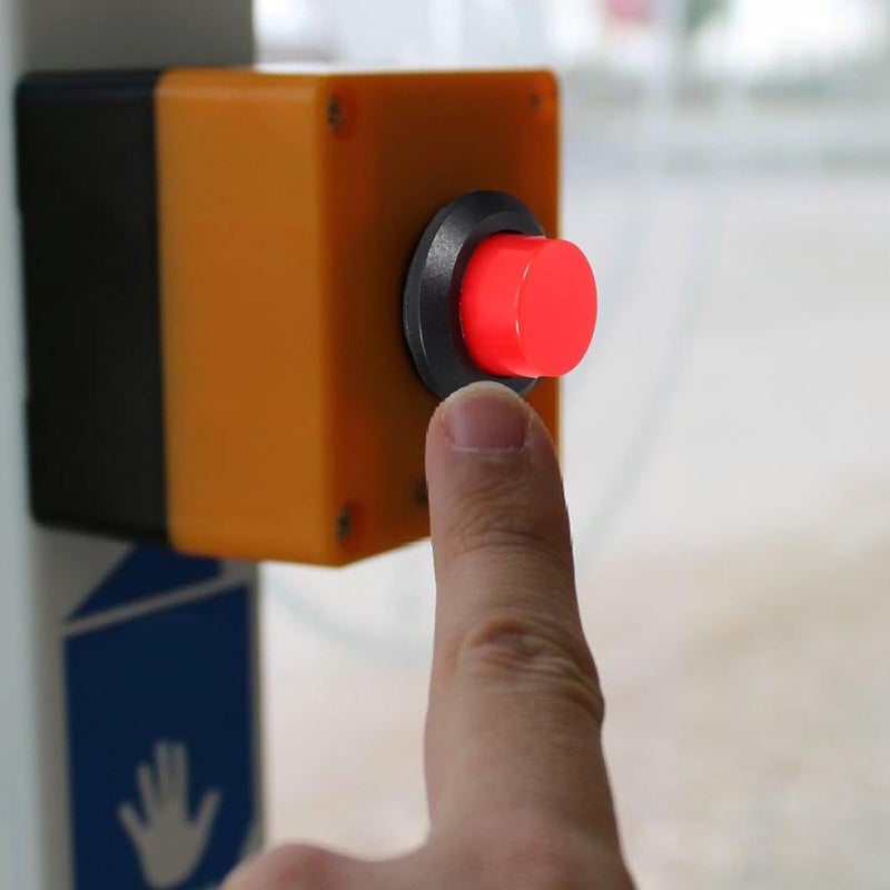 8 قطع من مفاتيح الضغط اللحظية المعدنية باللون الأحمر والأسود والأزرق لاستبدال الأجهزة - Image 3