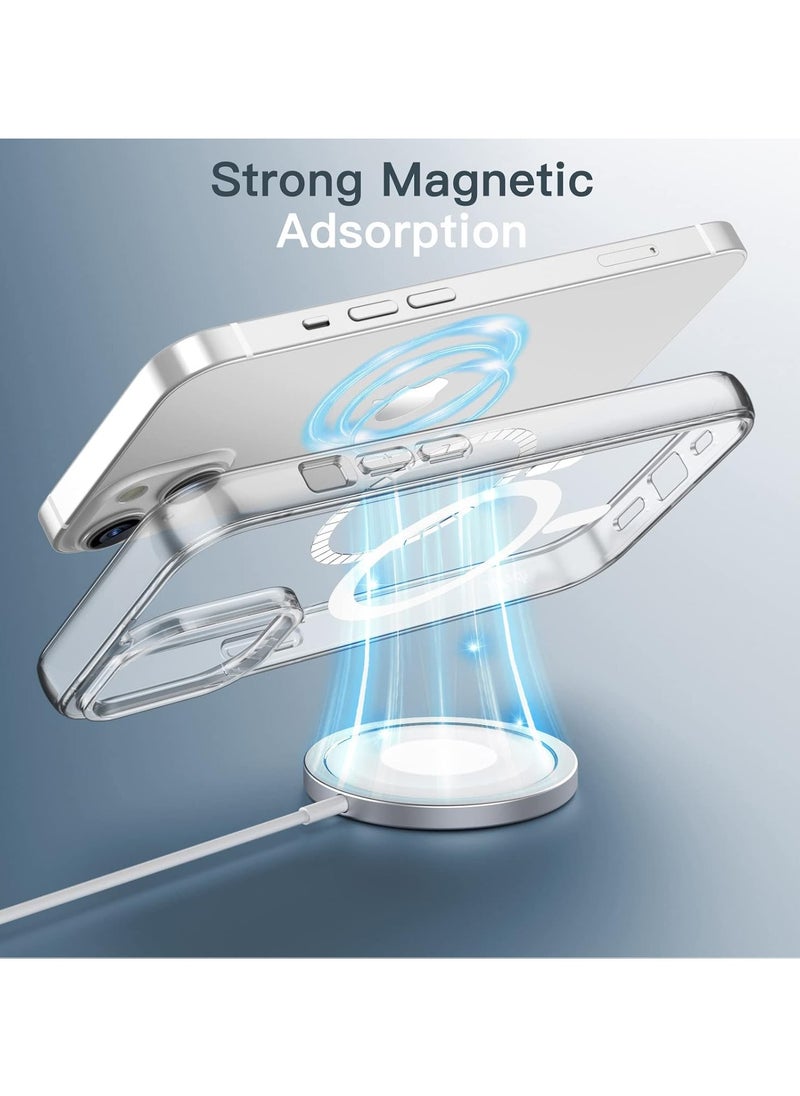 TWEGGON - Clear MagSafe Case iPhone 14 Plus, Protection Clear Case with MagSafe for iPhone 14 Plus 6.7" - Image 1