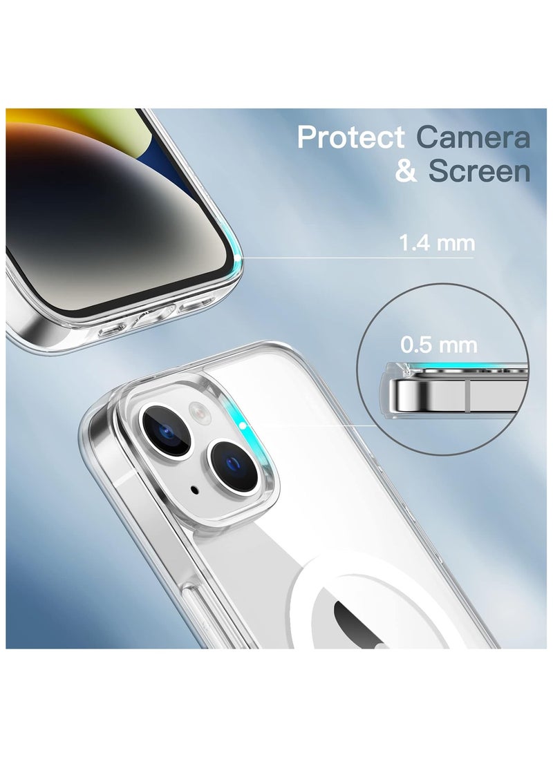 TWEGGON - Clear MagSafe Case iPhone 14 Plus, Protection Clear Case with MagSafe for iPhone 14 Plus 6.7" - Image 1