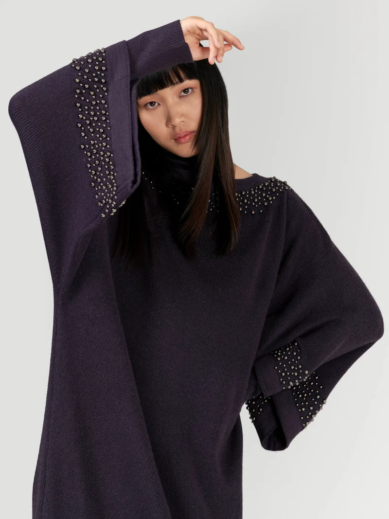 ليم قفطان مطرّز من الصوف