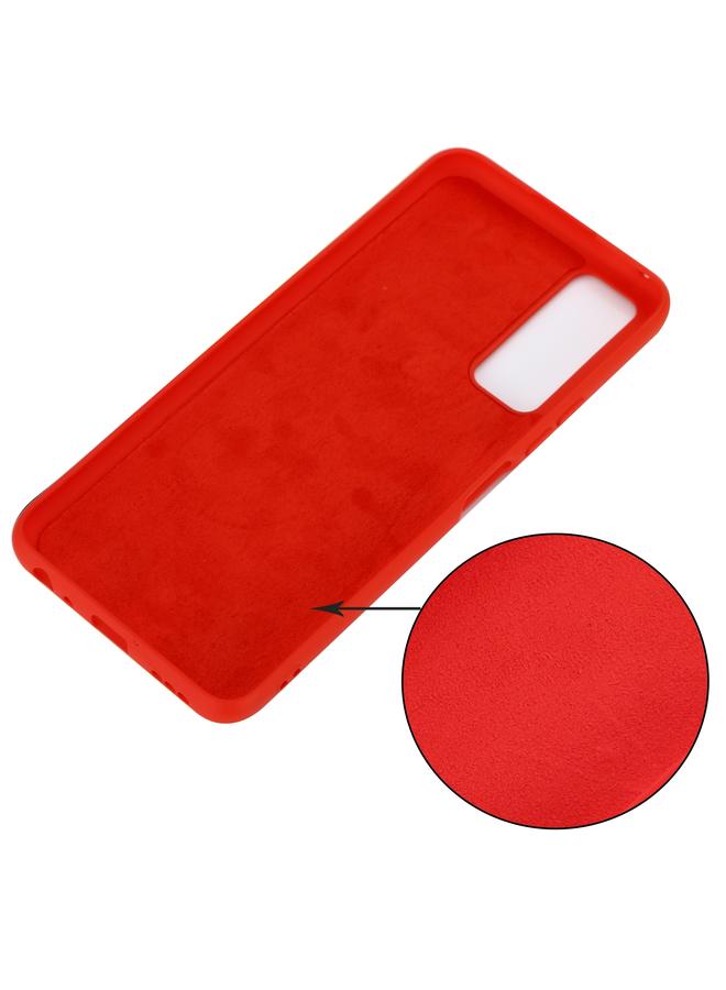 إيروريكس جراب لهاتف vivo Y51 2020 / Y51a / Y51s / Y31 مصنوع من السيليكون السائل المقاوم للصدمات بلون نقي مع تغطية كاملة - Image 4