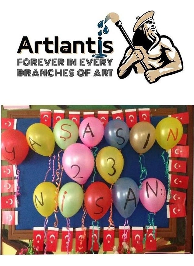 Artlantis علم Pennant 1 قطعة علم الهلال والنجمة زينة Pennant 29 أكتوبر - 23 أبريل مثلث ورق Pennant زينة عطلة وطنية زينة صف المدرسة  - Image 4