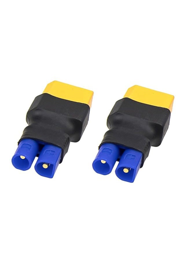 FLY RC 2Pairs EC2 to XT60 Plug Male Female Adapter Connector for FPV Drone Car Lipo NiMH Battery Charger ESC - Image 4