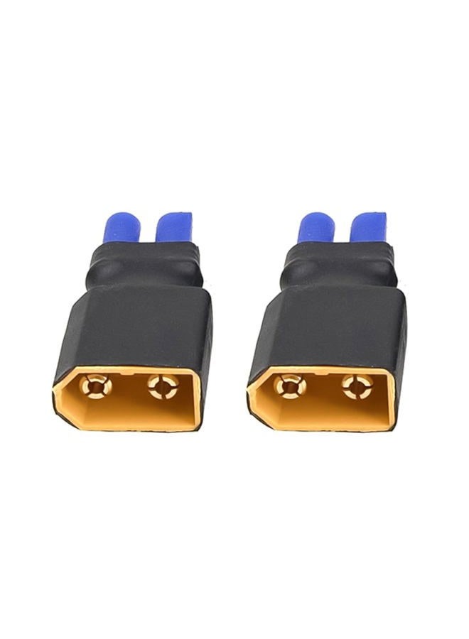 FLY RC 2Pairs EC2 to XT60 Plug Male Female Adapter Connector for FPV Drone Car Lipo NiMH Battery Charger ESC - Image 3