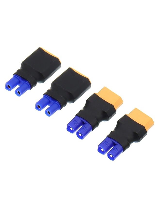 FLY RC 2Pairs EC2 to XT60 Plug Male Female Adapter Connector for FPV Drone Car Lipo NiMH Battery Charger ESC - Image 2