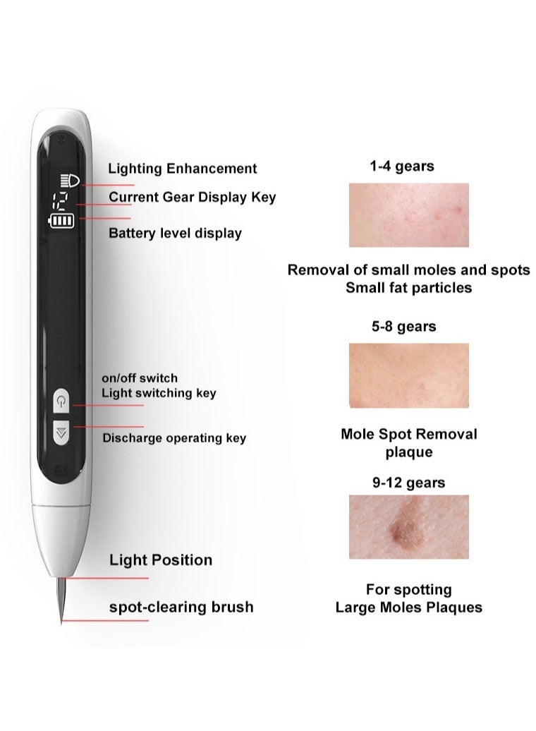 Generic Laser Mole Removal Pen, Portable Skin Tag Removal Pen for Face, Body Warts, Freckles, Mole Spot Treatment and Age Spots  - Image 4