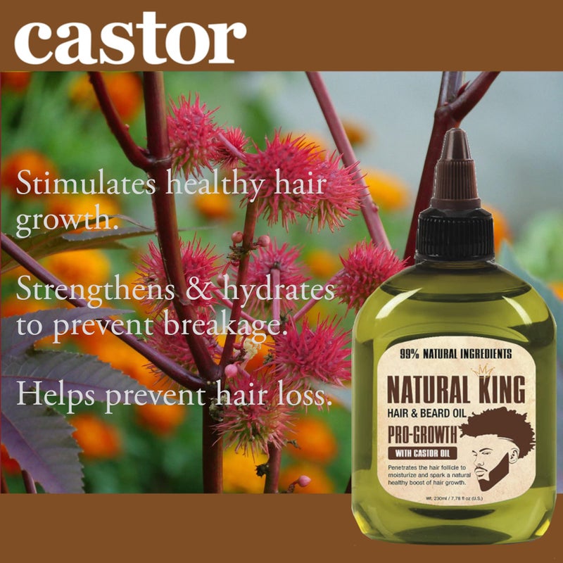 SFC Natural King Pro-growth Castor Hair & Beard Oil 7.1 oz - Image 3