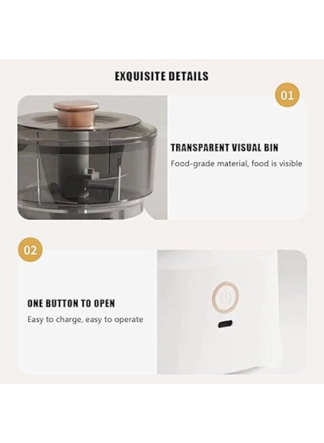 Electric Mini Food Chopper, 45w - Brown - Image 3