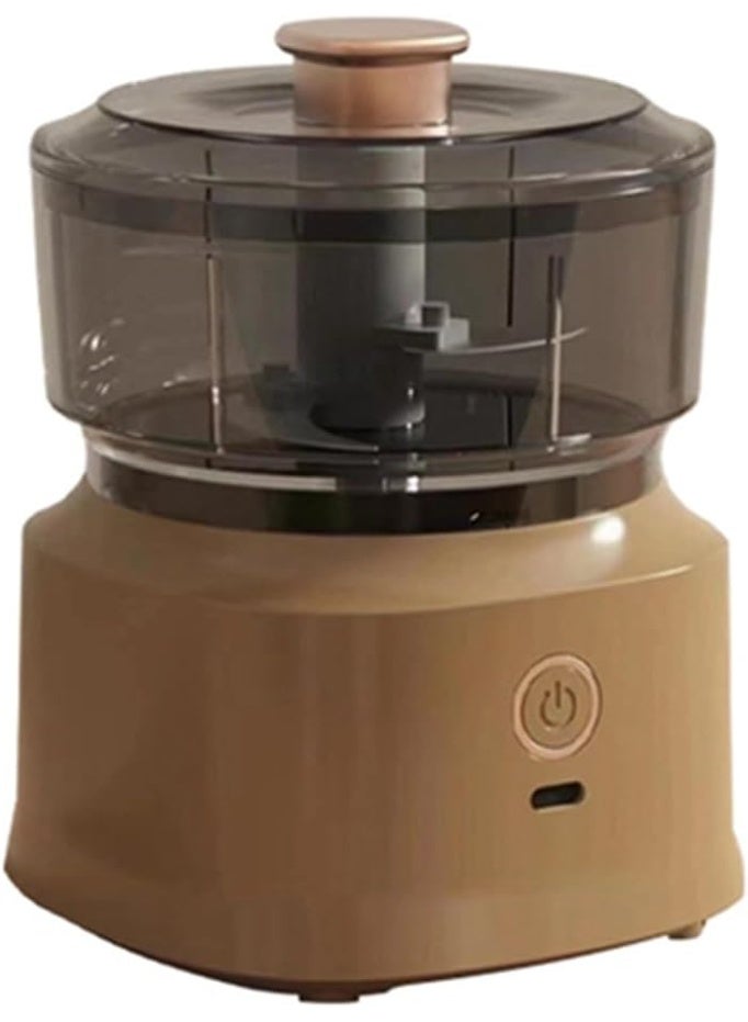 Electric Mini Food Chopper, 45w - Brown - Image 1