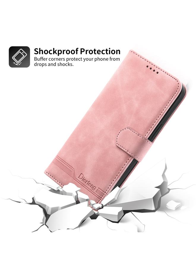 اس-توب جراب لهاتف Samsung Galaxy A33 Dierfeng Dream Line TPU + جراب جلد PU للهاتف - Image 5