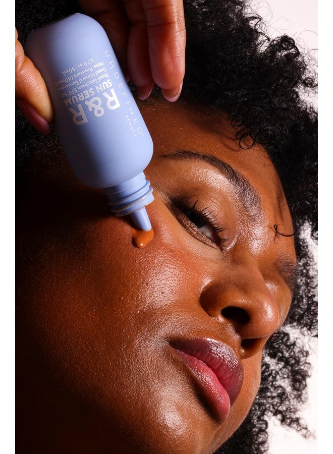 Undefined Beauty R&R Sun Serum Tinted Mineral Broad Spectrum Sunscreen Spf 50 (Deep) - Image 4