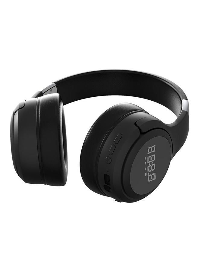 NIBEMINENT Built-In Microphone Foldable Bluetooth Headset Black - Image 4