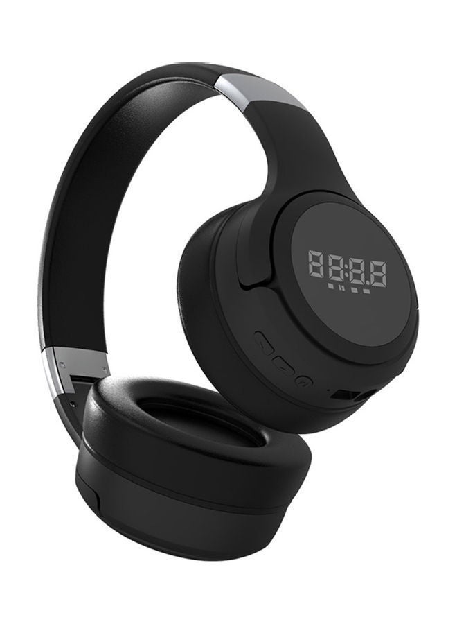NIBEMINENT Built-In Microphone Foldable Bluetooth Headset Black - Image 3