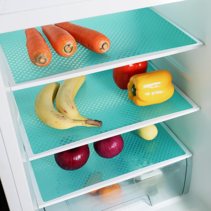 StaHom Fridge Liner Shelf Liners for Kitchen Cabinet Refrigerator Liners Waterproof & Oil-Proof Kitchen Cupboard Liner Non Adhesive Drawer Mats EVA Material for Shelves 11.8 x 59 Inches - Image 2