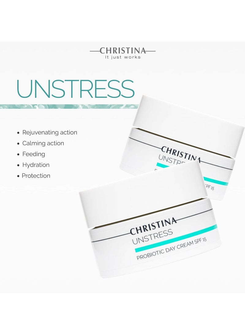 Christina UNSTRESS | PRO-BIOTIC DAY CREAM SPF 15 | 50 ML - Image 3